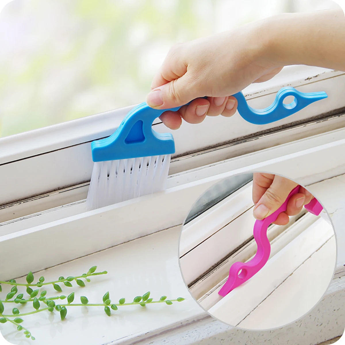 Brosse de nettoyage intérieur vitre