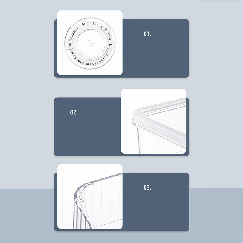 Organisateur de frigo - boite de rangement - cuisine