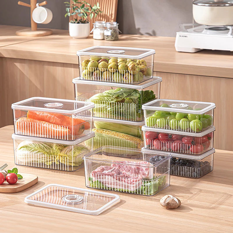 Organisateur de frigo - boite de rangement - cuisine